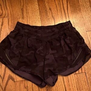 Black Camo Lululemon Shorts